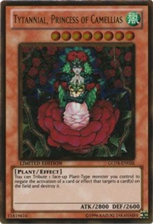 Tytannial, Princess of Camellias (GLD4-EN026) - Gold Series 4: Pyramids Edition Limited