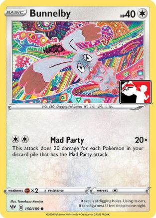 Bunnelby 150  Prize Pack Series Cards - Common