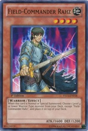 Field-Commander Rahz (YS11-EN018) - Starter Deck: Dawn of the Xyz 1st Edition