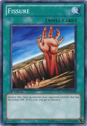Fissure (YS11-EN025) - Starter Deck: Dawn of the Xyz 1st Edition