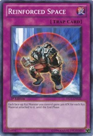 Reinforced Space (YS11-EN031) - Starter Deck: Dawn of the Xyz 1st Edition
