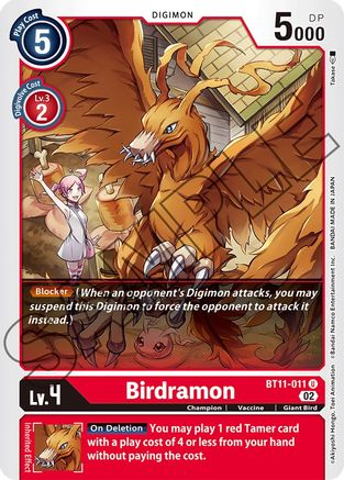 Birdramon (BT11-011) - Dimensional Phase