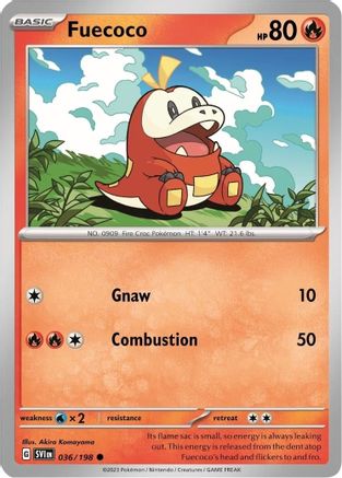 Fuecoco 036/198  - Holofoil Miscellaneous Cards & Products - Promo