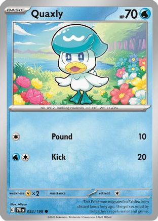 Quaxly 052/198  - Holofoil Miscellaneous Cards & Products - Promo