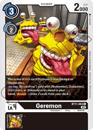 Geremon (BT11-063) - Dimensional Phase Foil