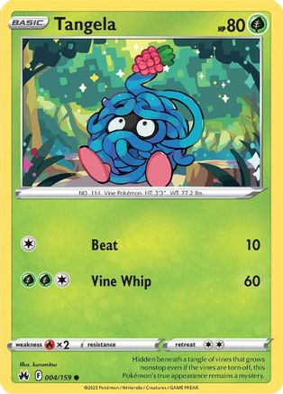 Tangela 004/159  Crown Zenith - Common