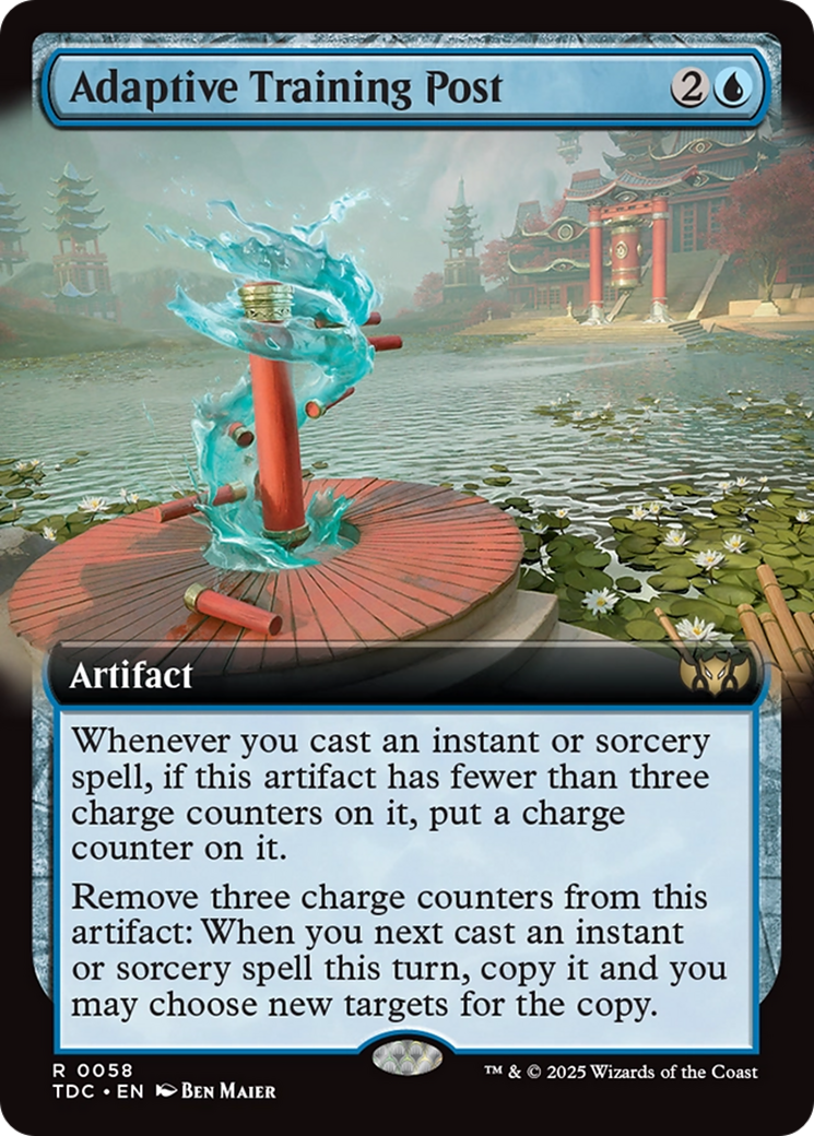 Adaptive Training Post (TDC-058) - Commander: Tarkir: Dragonstorm: (Extended Art)