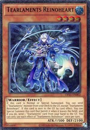 Tearlaments Reinoheart (UTR) (OP21-EN002) - OTS Tournament Pack 21 Unlimited