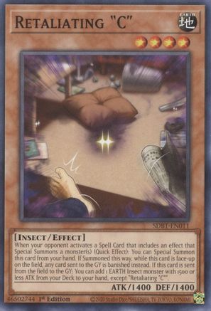 Retaliating "C" (SDBT-EN011) - Structure Deck: Beware of Traptrix 1st Edition