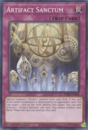 Artifact Sanctum (SDBT-EN036) - Structure Deck: Beware of Traptrix 1st Edition
