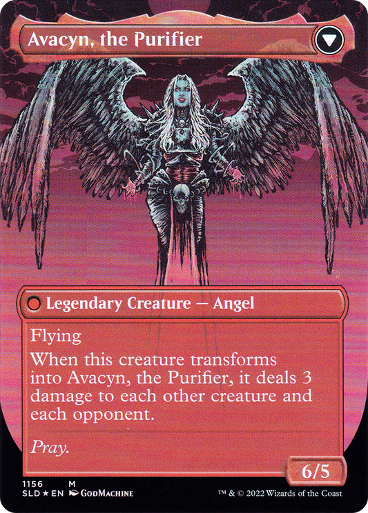 Archangel Avacyn // Avacyn, the Purifier (SLD-1156) - Secret Lair Drop (Borderless) Foil
