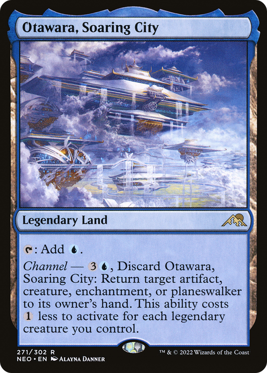 Otawara, Soaring City (NEO-271) - Kamigawa: Neon Dynasty Foil