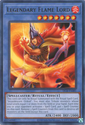 Legendary Flame Lord (DCR-EN081) - Dark Crisis (25th Anniversary Edition) Unlimited