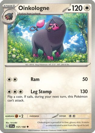 Oinkologne 157/198  SV01 Scarlet & Violet Base Set - Uncommon