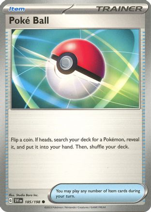 Poke Ball 185/198  SV01 Scarlet & Violet Base Set - Common