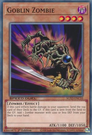 Goblin Zombie (SGX3-ENC10) - Speed Duel GX: Duelists of Shadows 1st Edition