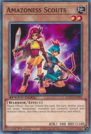 Amazoness Scouts (SGX3-END09) - Speed Duel GX: Duelists of Shadows 1st Edition