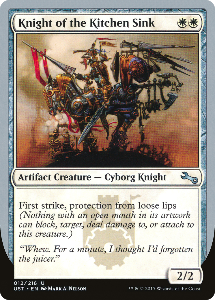 Knight of the Kitchen Sink (C) (UST-012) - Unstable
