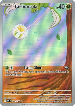 Tarountula 199/198  - Holofoil SV01 Scarlet & Violet Base Set - Illustration Rare