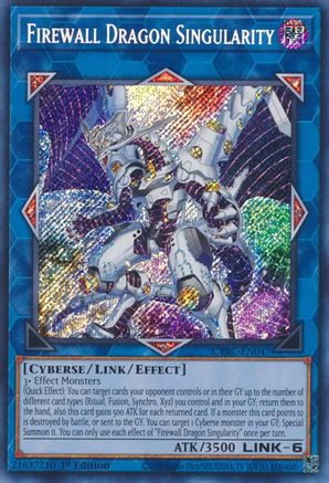 Firewall Dragon Singularity (CYAC-EN047) - Cyberstorm Access 1st Edition