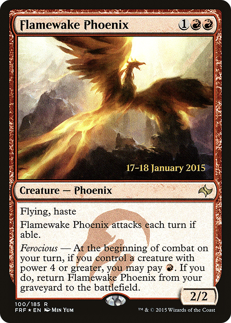 Flamewake Phoenix (FRF) (PRE-100) - Fate Reforged Promos Foil