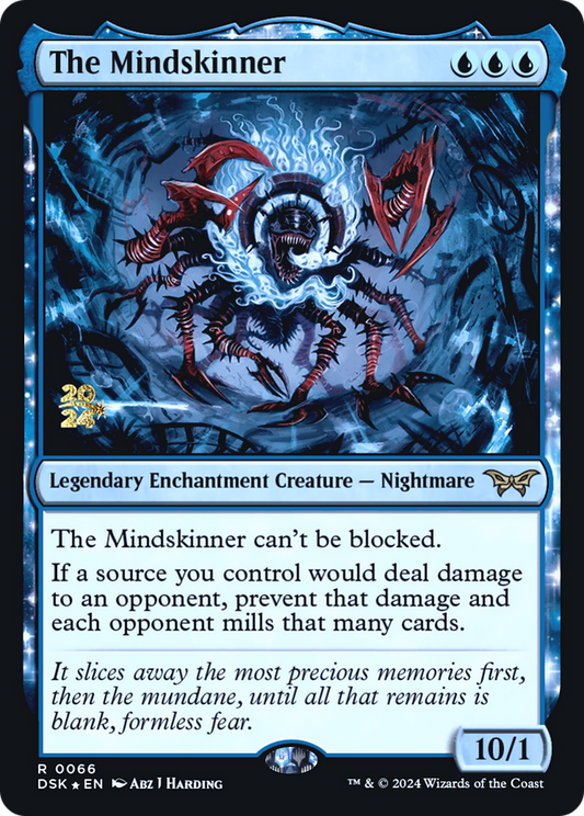The Mindskinner (PRE-66S) - Duskmourn: House of Horror Promos: (enchantment) Foil