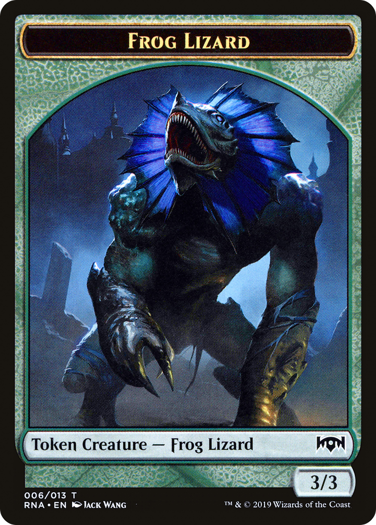 Frog Lizard (RNA-006) - Ravnica Allegiance Tokens