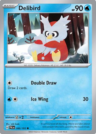 Delibird 046/193  SV02 Paldea Evolved - Common