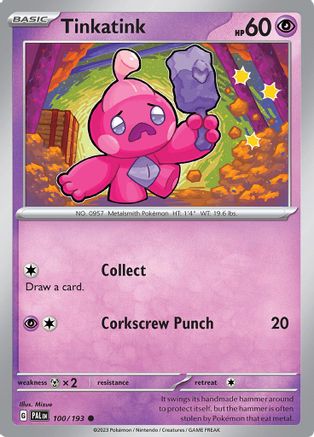 Tinkatink 100/193  SV02 Paldea Evolved - Common