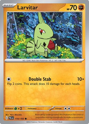 Larvitar 110/193  - Reverse Holofoil SV02 Paldea Evolved - Common
