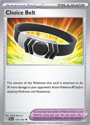 Choice Belt 176/193  - Reverse Holofoil SV02 Paldea Evolved - Uncommon