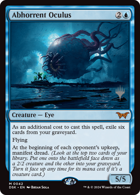 Abhorrent Oculus (PPDSK-42P) - Duskmourn: House of Horror Promos Foil