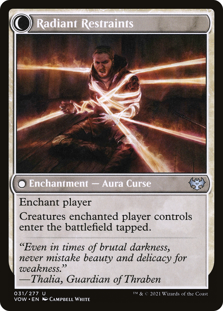 Radiant Grace // Radiant Restraints (VOW-031) - Innistrad: Crimson Vow: (Double Faced Transform)