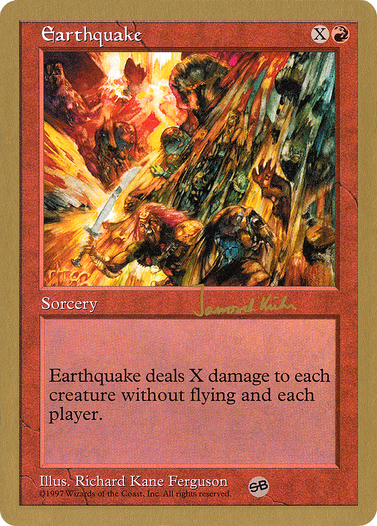 Earthquake (WCD-JK223SB) - World Championship Decks 1997