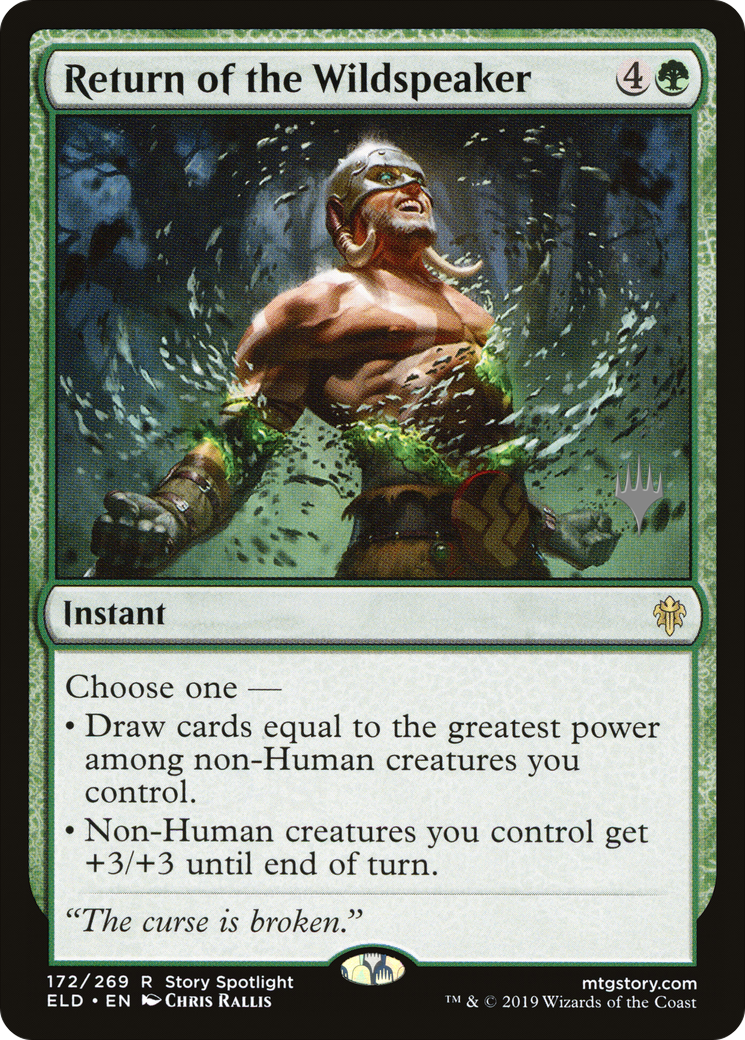 Return of the Wildspeaker (PPELD-172) - Throne of Eldraine Promos