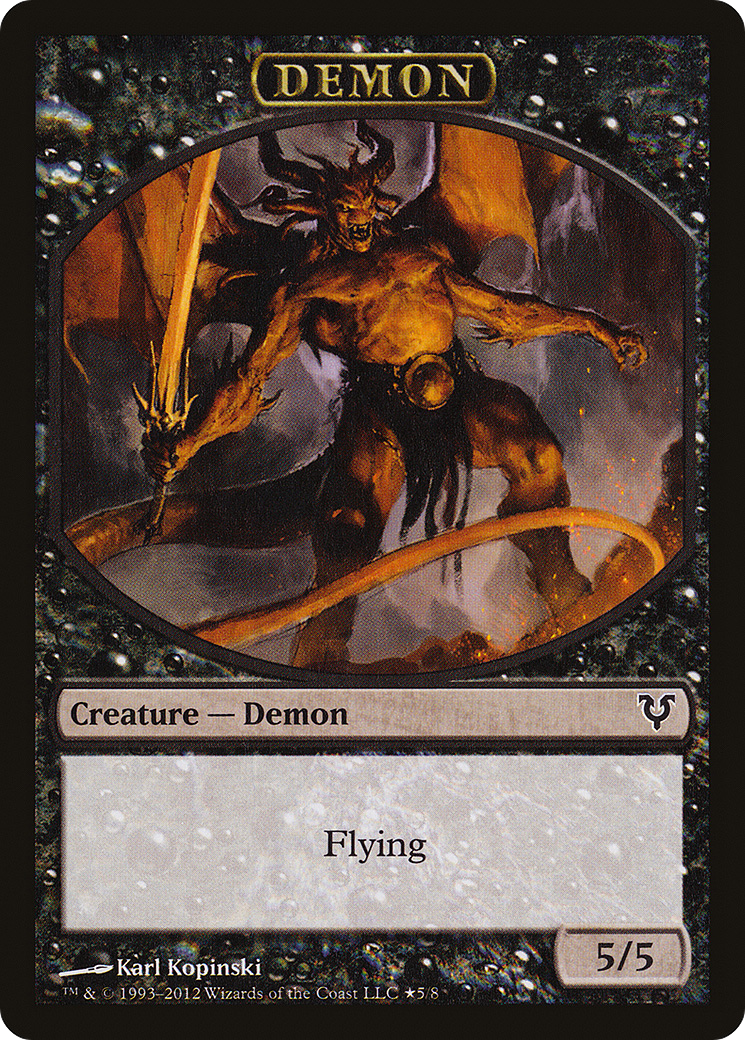 Angel // Demon Double-Sided Token (PRE-1 // 5) - Open the Helvault
