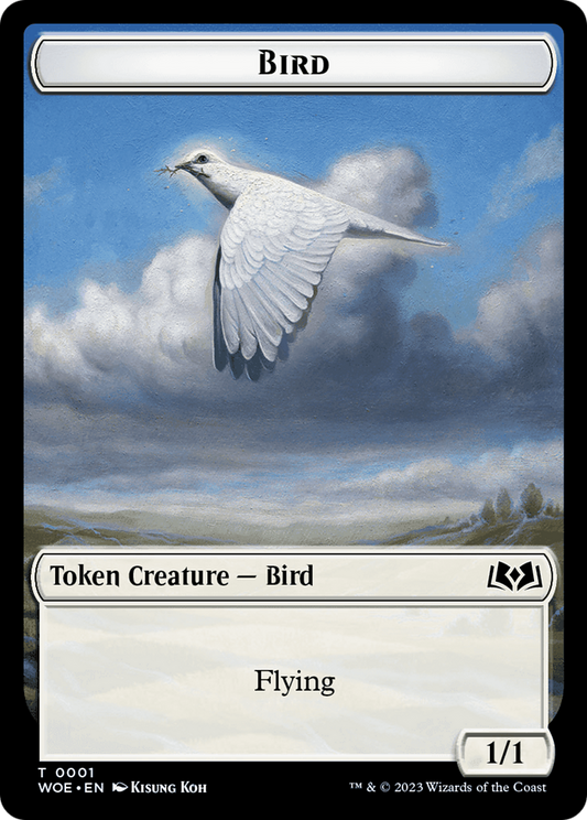 Bird (TWOE-001) - Wilds of Eldraine Tokens
