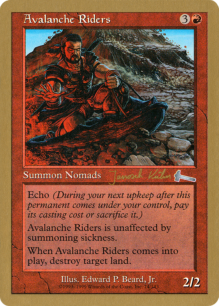 Avalanche Riders (WCD-JK74) - World Championship Decks 2000