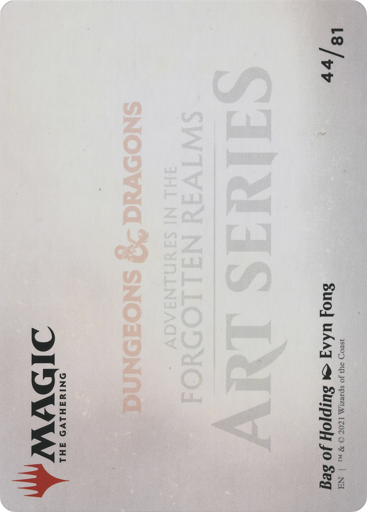 Bag of Holding // Bag of Holding (AAFR-044) - Adventures in the Forgotten Realms Art Series (Borderless) Foil