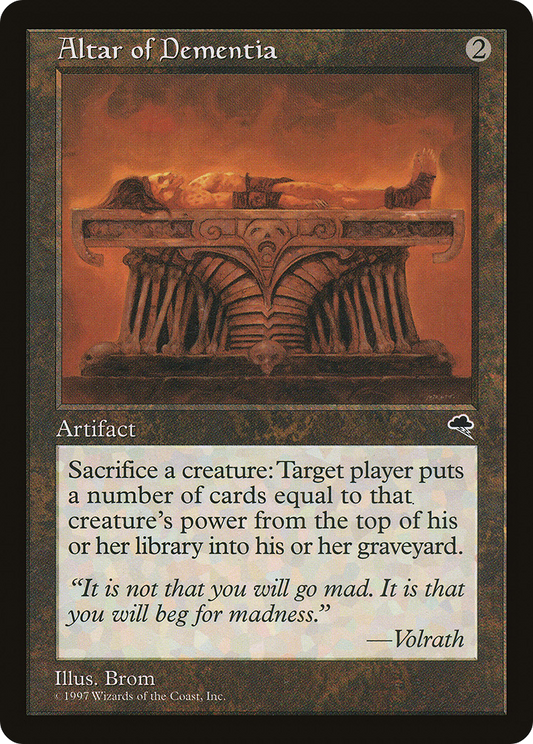 Altar of Dementia (TMP-276) - Tempest
