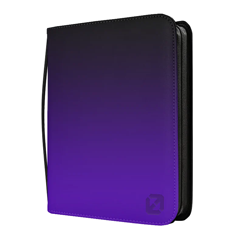 EVORETRO Top Loader Binder 3x3 216 Card Holder Purple