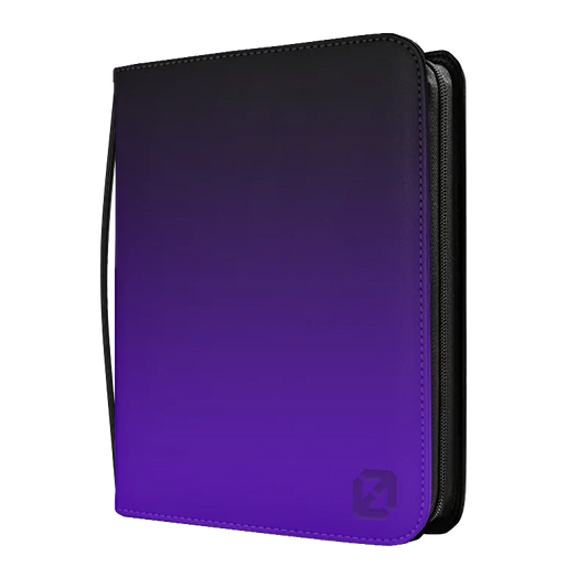 EVORETRO Top Loader Binder 3x3 216 Card Holder Purple