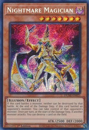 Nightmare Magician (DUNE-EN025) - Duelist Nexus 1st Edition