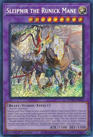 Sleipnir the Runick Mane (DUNE-EN035) - Duelist Nexus 1st Edition