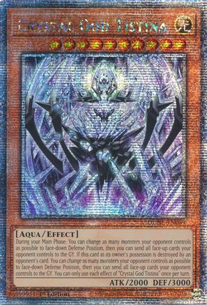 Crystal God Tistina (Quarter Century Secret Rare) (DUNE-EN089) - Duelist Nexus 1st Edition