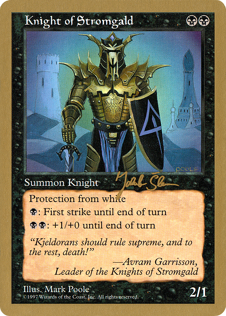 Knight of Stromgald (WCD-JS171) - World Championship Decks 1997