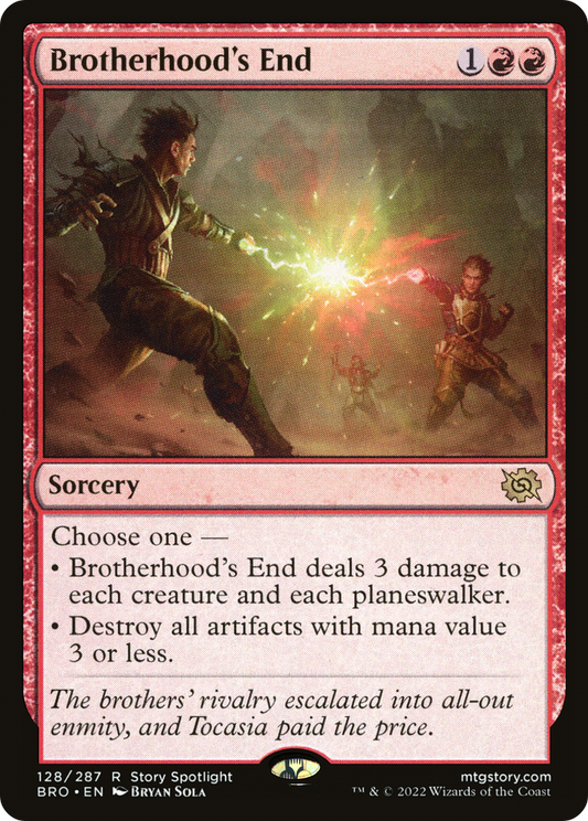 Brotherhood's End (BRO-128) - The Brothers' War Foil
