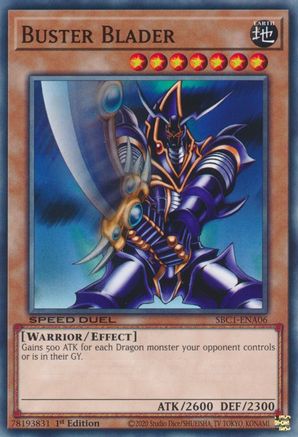 Buster Blader (SBC1-ENA06) - Speed Duel: Streets of Battle City 1st Edition