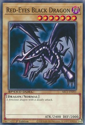 Red-Eyes Black Dragon (SBC1-ENF01) - Speed Duel: Streets of Battle City 1st Edition