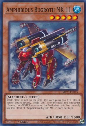 Amphibious Bugroth MK-11 (MP23-EN075) - 25th Anniversary Tin: Dueling Heroes Mega Pack 1st Edition